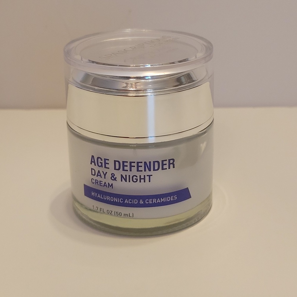 Spascriptions Age Defender Day & Night Cream Mens 1.7oz New‎ Hyaluronic Acid - Picture 3 of 3